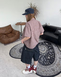 Arpa Front Button Bermuda Denim Pants