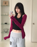 Luca V-neck Button Tencel Cardigan