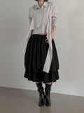 Robe Nylon Knot Crop Shirt