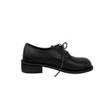 School Round Lace-up Loafers