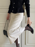 Shumaz Wave Jacquard H-Line Skirt