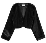 Evie scarf fur shearling jacket