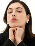 H Edition (M) Matte Castanets Square Earrings