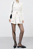 Antio Tweed Jacket + Tweed Shorts Set