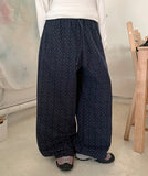 Proki Banding Flower Brushed Wide Pants