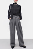 Diant Silky Scarf Blouse