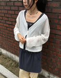 Milkpo Summer Basic Loose-Fit Cardigan