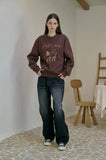 Puppy Love Embroidered Sweatshirt