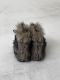 1178 Strap Fur Boots (4cm)