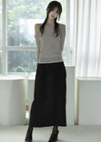 Centcut slit long skirt