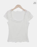Rofil Lace Short Sleeve T-shirt
