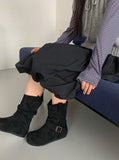 Caddinton Buckle Suede Short Boots