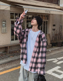 Candy hooded balloon check shirt