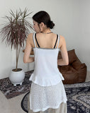 Lochen Layered Frill Sleeveless