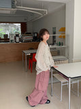 [unisex] Rilkan Summer Banding Wide Cargo Pants