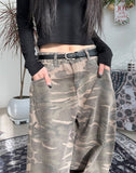 Feren Camo Curved Pants