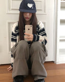[MADE] Inkoo Color Matching Pocket Cargo Wide Long Pants