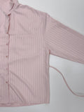 Striped Strap Long Shirt