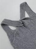 Berry Halter Sleeveless Knitwear