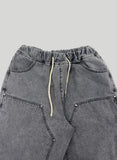 Double Knee Dekki Carpenter Crop Denim