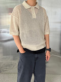 Punching Collar Knit