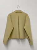 [handmade] Lovin Collar Wool Handmade Short Jacket