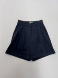 Spring Roll Up Cotton Shorts