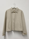 [handmade] Lovin Collar Wool Handmade Short Jacket