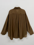 Rosie Tencel See-Through Loose Fit Blouse