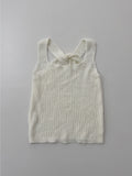 Berry Halter Sleeveless Knitwear