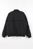 Frill cotton padding jumper