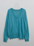 Baer Wool V-Neck Loose-Fit Knit