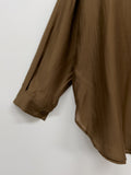 Rosie Tencel See-Through Loose Fit Blouse