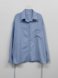 Striped Strap Long Shirt
