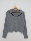 [Plan] Sailor Raglan Collar Knit