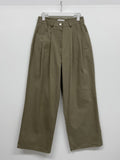 Seyu Two-Tuck Peach Cotton Wide Pants