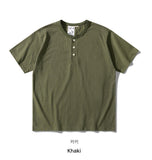 Stayble Henley-Neck Short Sleeve