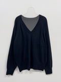 Baer Wool V-Neck Loose-Fit Knit