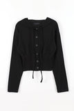 Ari snap hood zip-up