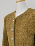 Cellion Wool Tweed Short Jacket