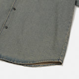 Tin Washed Denim Half Shirt