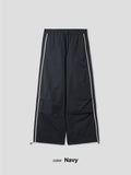 Nylon Track String Pants