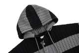 Devil Cable Hood Knit