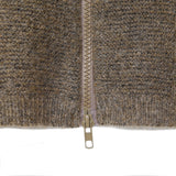 Cozy Podak Knit Hood Zip-up