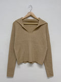[Plan] Sailor Raglan Collar Knit