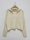 [Plan] Sailor Raglan Collar Knit