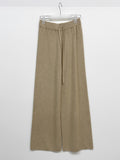 Sketch Ribbed Knit Long Wide Pants