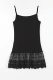 Pleated Lace Long Sleeveless