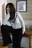 Magenne hair hood zip-up
