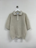 Punching Collar Knit